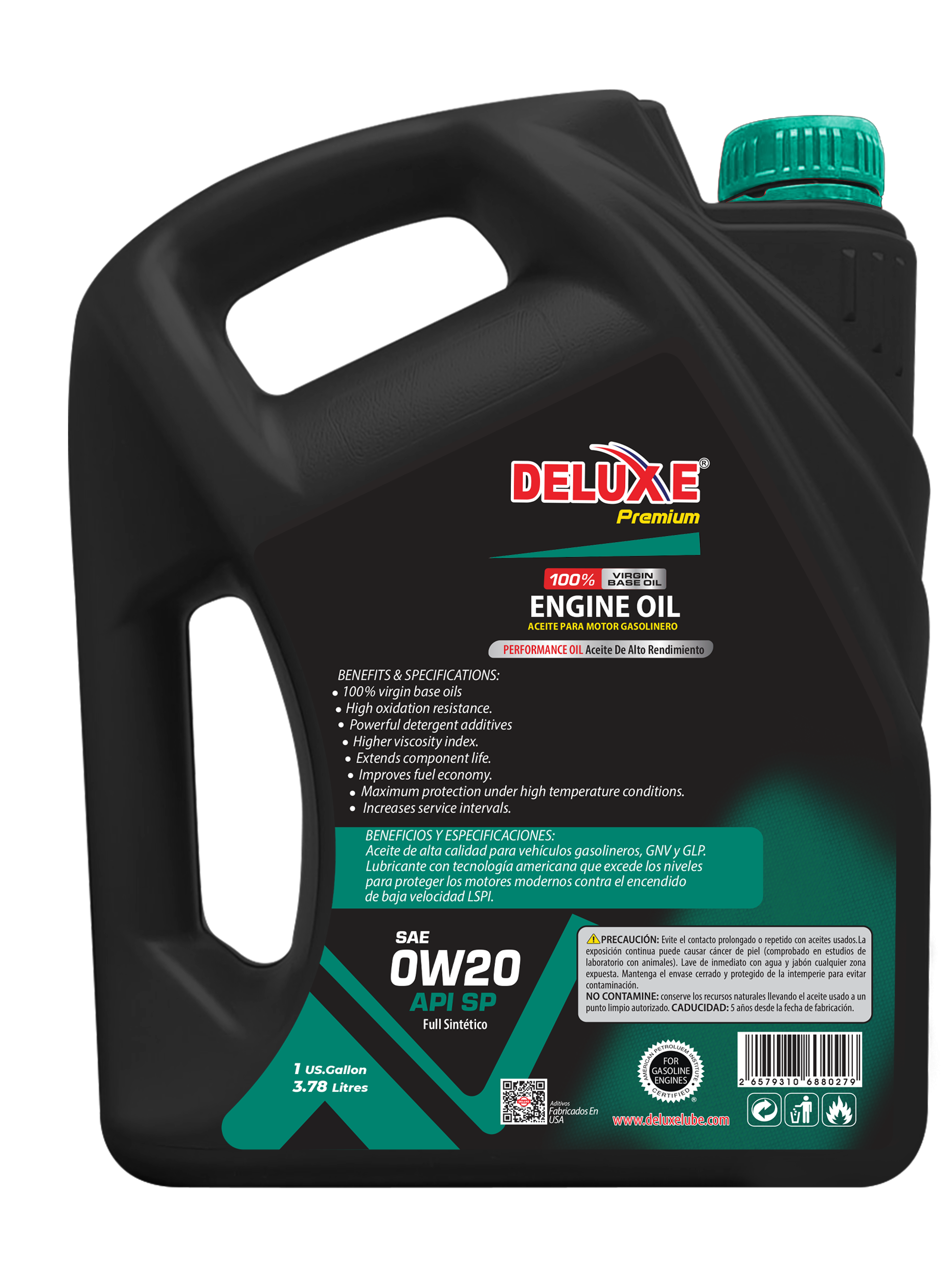 SAE 0W20 API SP 3.46L rear thumbnail